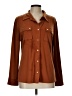 Adrienne Vittadini Brown Long Sleeve Blouse Size L - photo 1