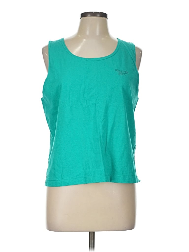 Pre-owned Reebok Sleeveless T-shirt In Teal