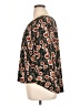 Amana Floral Brown 3/4 Sleeve Blouse Size XL - photo 5