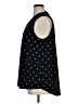 Massini Polka Dots Black Sleeveless Blouse Size 1X - photo 5