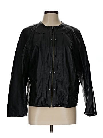 Chico's Leather Jacket (view 1)