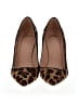 J.Crew Animal Print Brown Heels Size 9 1/2 - photo 2