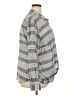 Maurices Stripes Gray Long Sleeve Blouse Size 24 (3) - photo 4