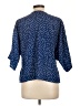 Cupshe 100% Polyester Polka Dots Blue 3/4 Sleeve Blouse Size L - photo 2