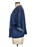 Cupshe 100% Polyester Polka Dots Blue 3/4 Sleeve Blouse Size L - photo 5