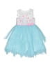 Jona Michelle 100% Polyester Floral Blue Dress Size 5 - photo 1