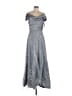 Rene Ruiz 100% Polyester Gray Cocktail Dress Size 8 - photo 1