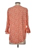 AVLN Studio 100% Rayon Orange 3/4 Sleeve Blouse Size S - photo 2