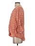 AVLN Studio 100% Rayon Orange 3/4 Sleeve Blouse Size S - photo 5