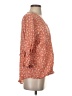 AVLN Studio 100% Rayon Orange 3/4 Sleeve Blouse Size S - photo 4