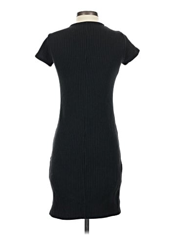 Madewell Button-Front Ribbed Mini Dress (view 2)