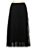 Japna 100% Polyester Solid Black Formal Skirt Size L - photo 2