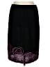 MING WANG Graphic Black Formal Skirt Size L - photo 2