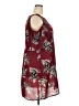 CAPSULE 100% Polyester Print Burgundy Casual Dress Size 18 - photo 4