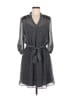 BCX Houndstooth Gray Casual Dress Size L - photo 1