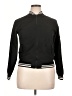 Reverse Solid Black Track Jacket Size 14 - photo 1