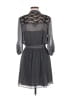 BCX Houndstooth Gray Casual Dress Size L - photo 2