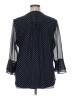 Charter Club 100% Polyester Polka Dots Blue 3/4 Sleeve Blouse Size XL - photo 2