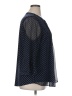 Charter Club 100% Polyester Polka Dots Blue 3/4 Sleeve Blouse Size XL - photo 4