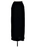 Alex Evenings Solid Black Silver Formal Skirt Size 16 - photo 1