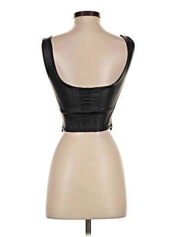 Forever 21 Faux Leather Top (view 2)