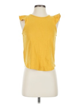 Madewell Ruffle-Sleeve Tank Top (view 1)