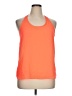 Poetry Orange Ivory Sleeveless Top Size XL - photo 1