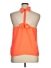 Poetry Orange Ivory Sleeveless Top Size XL - photo 2