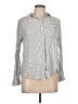 BeachLunchLounge Gray Long Sleeve Button-Down Shirt Size L - photo 1