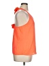 Poetry Orange Ivory Sleeveless Top Size XL - photo 4