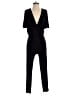 Loveappella Solid Black Jumpsuit Size S - photo 1