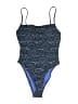 Unbranded Paisley Blue One Piece Swimsuit Size 6 - photo 1