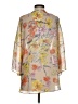 Renee C. 100% Polyester Yellow 3/4 Sleeve Blouse Size S - photo 2
