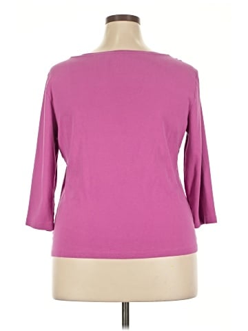 Talbots Outlet 3/4 Sleeve T-Shirt (view 2)