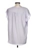 Chaus 100% Polyester Purple Short Sleeve Blouse Size L - photo 2