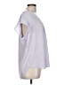 Chaus 100% Polyester Purple Short Sleeve Blouse Size L - photo 4