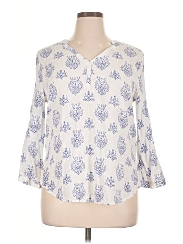 Fun2Fun 3/4 Sleeve Blouse (view 1)