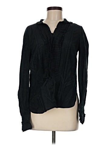Basler Long Sleeve Silk Top (view 1)