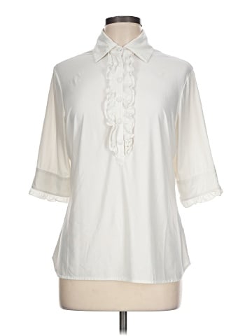 Sharagano 3/4 Sleeve Blouse (view 1)