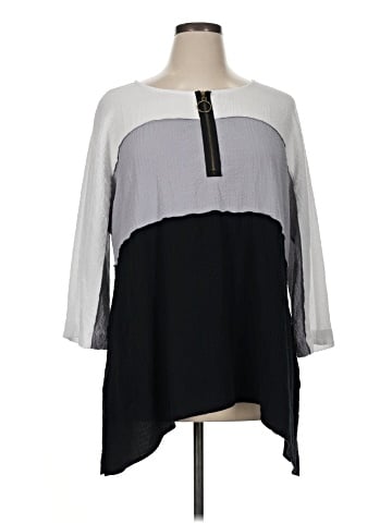 Ali Miles 3/4 Sleeve Blouse (view 1)