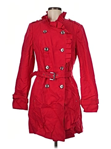 White House Black Market Trenchcoat (view 1)