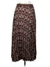 Max Studio 100% Polyester Print Brown Casual Skirt Size S - photo 2