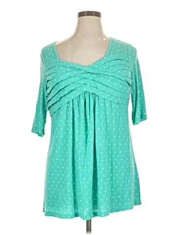 Jessica London Short Sleeve Blouse (view 1)