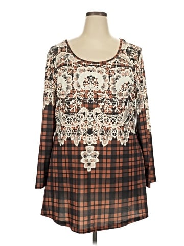 Lily by Firmiana 3/4 Sleeve Blouse (view 1)