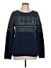 Talbots Stars Blue Pullover Sweater Size L - photo 1