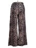 M.use 100% Velvet Animal Print Brown Casual Pants Size L - photo 2