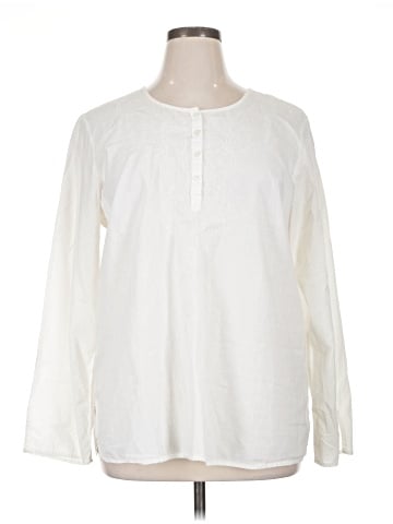 Gloria Vanderbilt Long Sleeve Blouse (view 1)