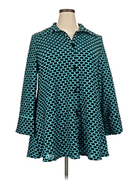I.C. By Connie K 3/4 Sleeve Blouse