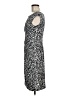 Connected Apparel Animal Print Gray Cocktail Dress Size 6 - photo 5