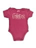 Bebe 100% Cotton Print Pink Short Sleeve Onesie Size 6-9 mo - photo 1